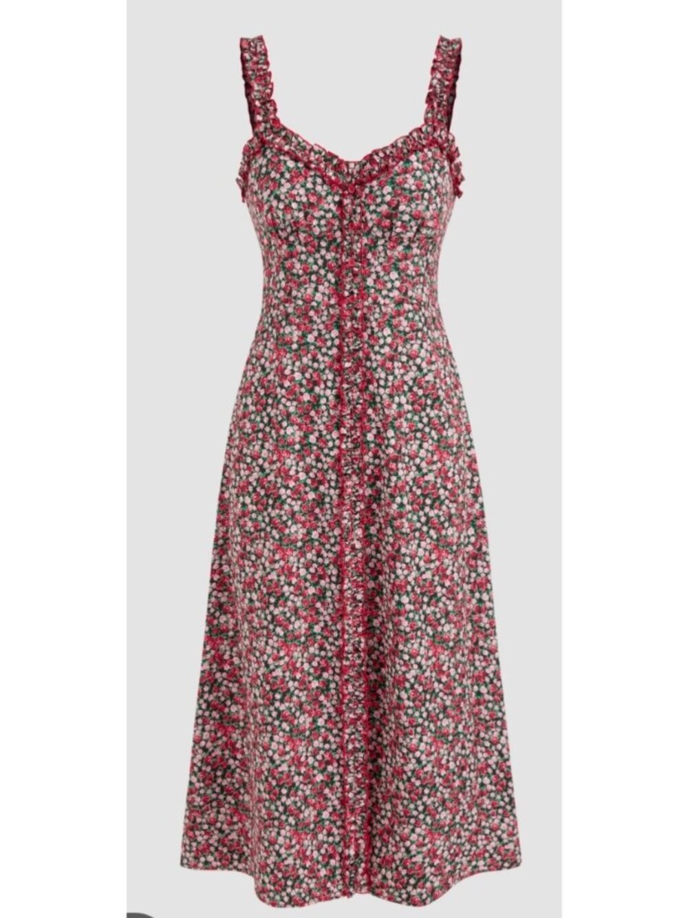 Cider pink floral Ruffle sundress size 2XL